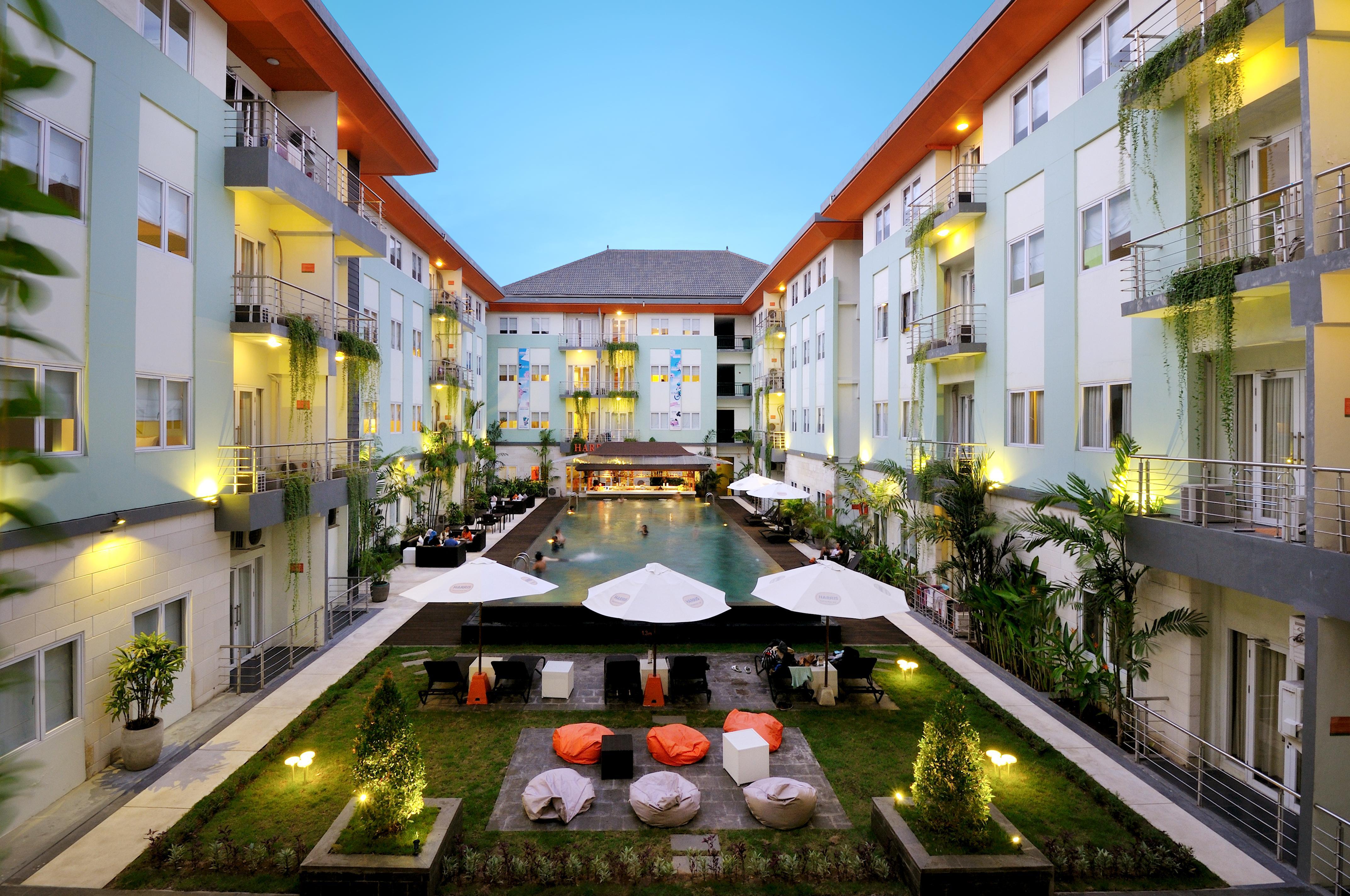 Harris Hotel & Residences Riverview Kuta, Bali Kuta Lombok Exterior foto